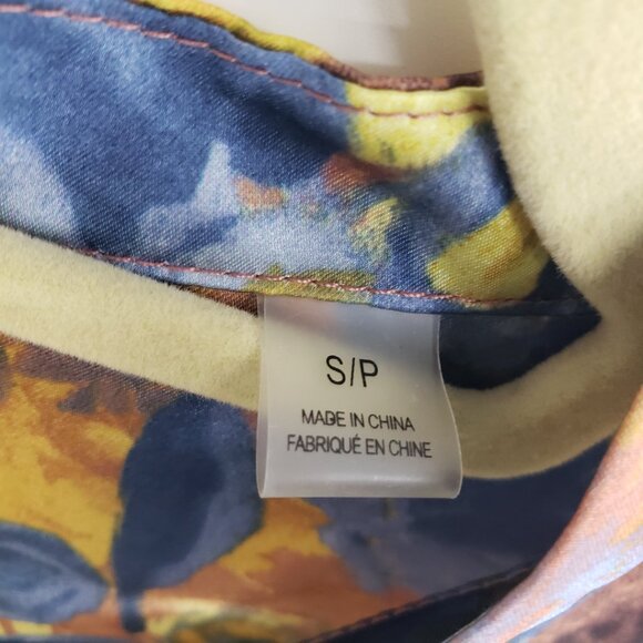 Elie Tahari Abstract Floral Print Top - Picture 7 of 8